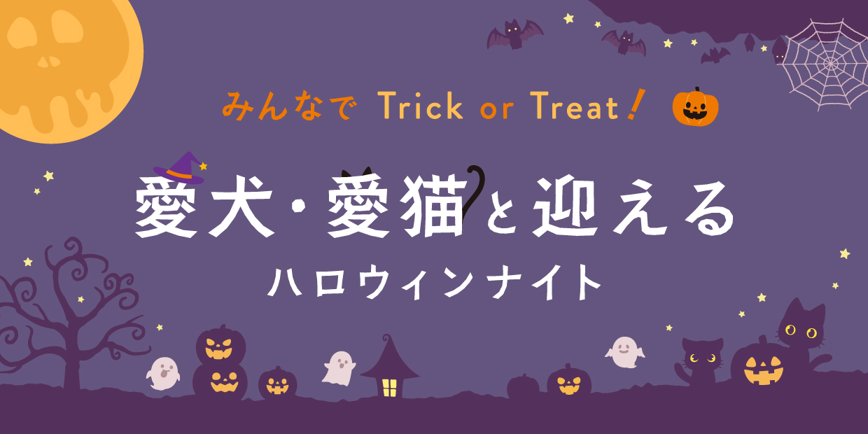 みんなでTrick or Treat!愛犬・愛猫と迎えるハロウィンナイト